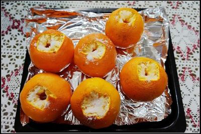 烤橘子的食用方法